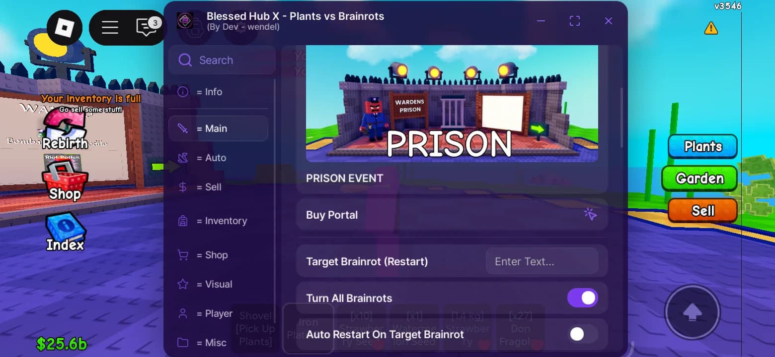 Thumbnail for Melhor Script de [⚔️] Plants Vs Brainrot Sem Key nenhuma