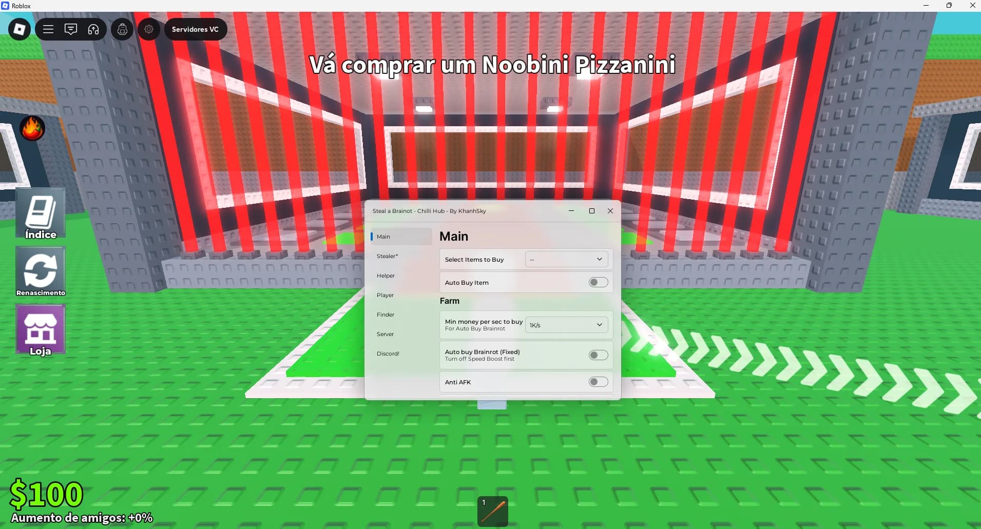 Steal a brainrot thumbnail