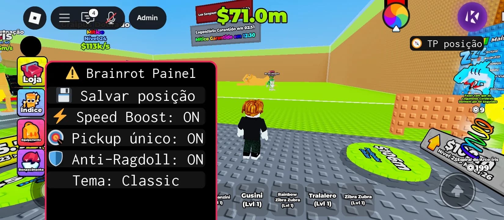 Thumbnail for Não acorde os brainrots