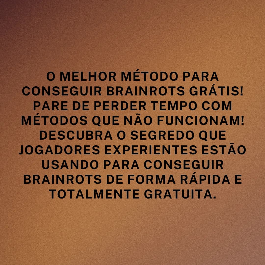 Thumbnail for Melhor Método ON! (roube um brainrot)